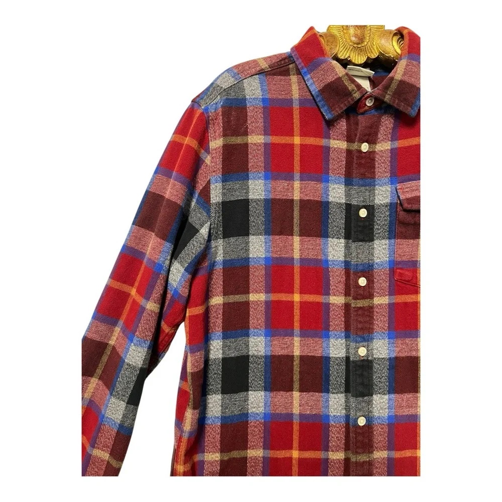 THE NORTH FACE Check Flannel Rugged Outdoors Long Sleeve Shirt Men’s Medium